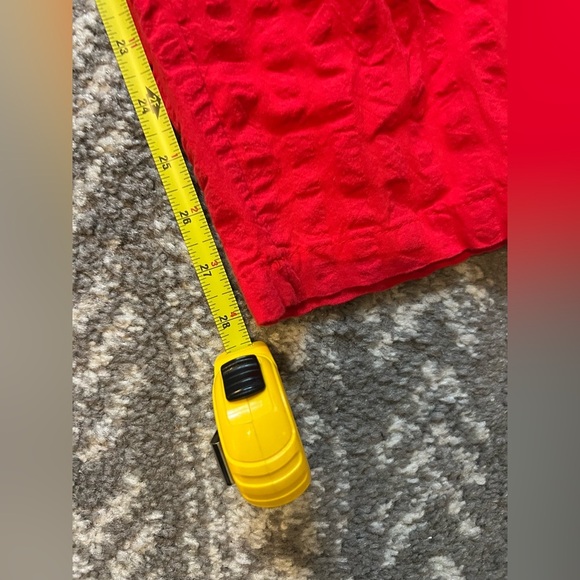 100% cotton Woman Within Vibrant Red Textured Pants size 20W (SKU P203) - Picture 11 of 11